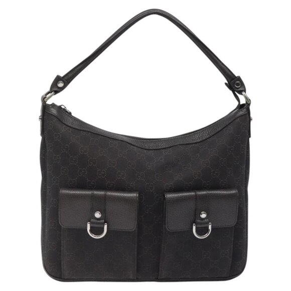 GUCCI GG Canvas Abbey Shoulder Bag Outlet Brown 293581 Auth am8158 - Picture 1 of 16